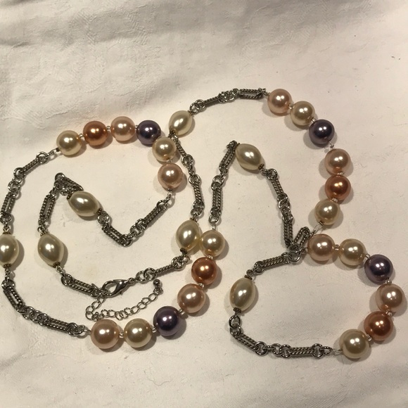Pearl and chain belt/necklace - Picture 2 of 5